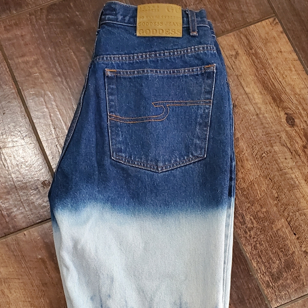 Goddess bleached jeans